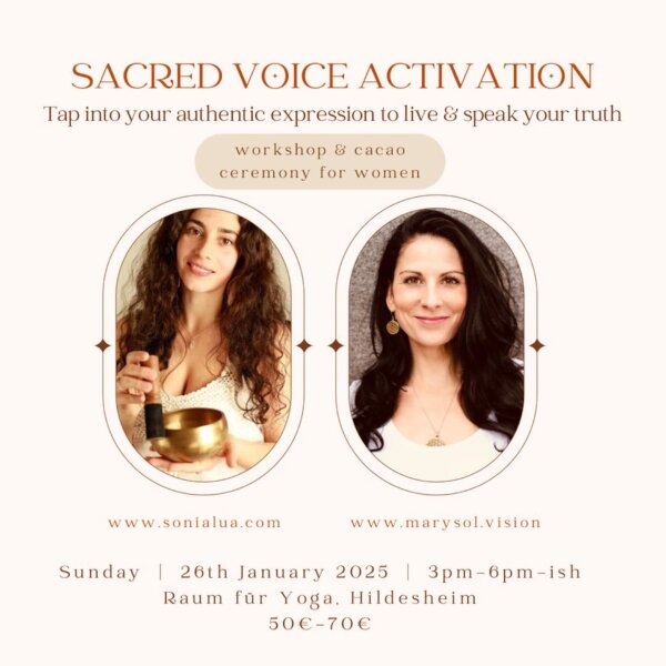 Sacred Voice Activation (in Hildesheim/Germany)