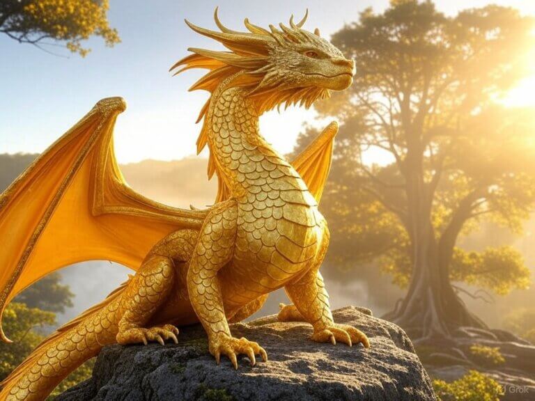 The Spiritual Meaning of a Gold Dragon