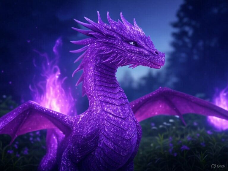 The Spiritual Meaning of a Purple Dragon